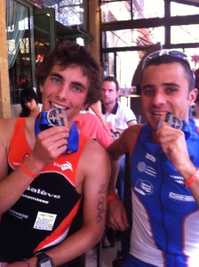 Flavian + Gaël 70.3 Aix - Médaille