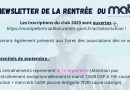 La Newsletter de la rentrée du MAT